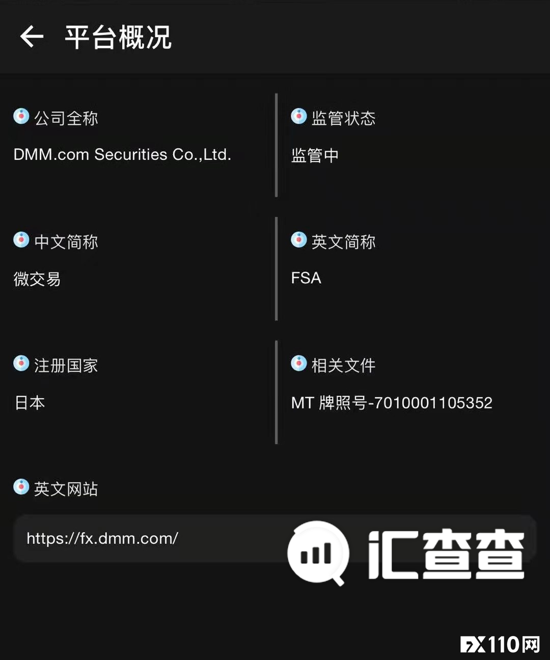 2024年11月08日:【汇查查曝光】注销后又复活?幽灵DMM FX平台重现江湖 【汇查查曝光】注销后又复活?幽灵DMM FX平台重现江湖